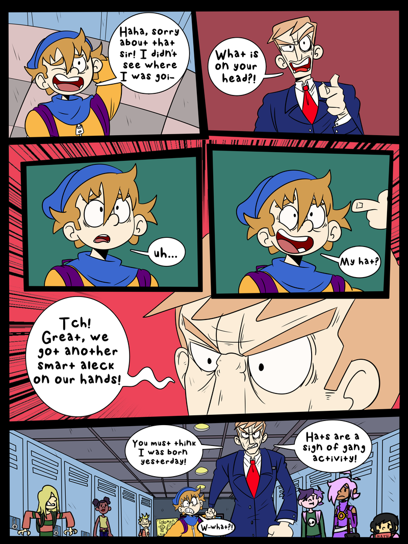 Chapter 1 – A New School Blues: Page 7